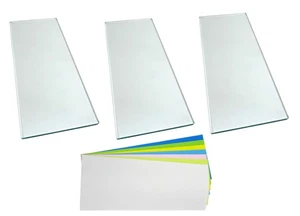 279205 Three Sheets 5/16 x 5 x 12 Deal Flat Float Plate Glass with 7 Sheets L... - Bild 1 von 6