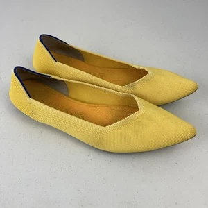 Rothy’s Sunshine Yellow The Point Flats 11 Retired Rothys - Picture 1 of 5
