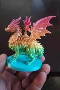3D Druck Regenbogen Fee Drache - Bild 1 von 2