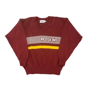 Washington Redskins Sweater Medium Cliff Engle Red Mens Vintage - Picture 1 of 5