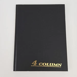 Libro dei conti Adams, 4 colonne, 7 x 9,25", nero, 80 pagine, # ARB8004M, libro mastro - Foto 1 di 5
