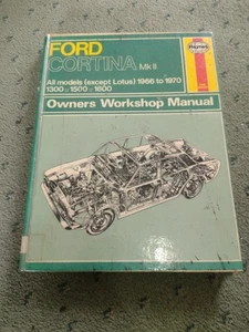 Ford Cortina MK2 Haynes Manual 1966 to 1970 - Picture 1 of 17