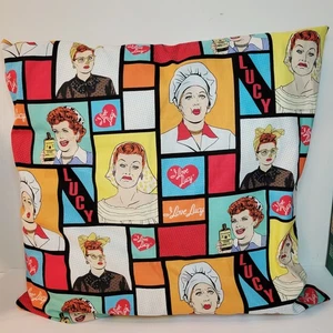 I Love Lucy quadratisches Dekokissen mit Dekokissen 21 x 21 - Bild 1 von 4