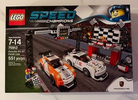 LEGO 75912 -Speed Champions: Porsche 911 GT Finish Line - NEW Factory Sealed 