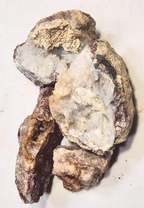 Specimens for Study - 2 Geode Pieces - 1 Big Horn Druse Quartz - Quartz Xls - Picture 1 of 12