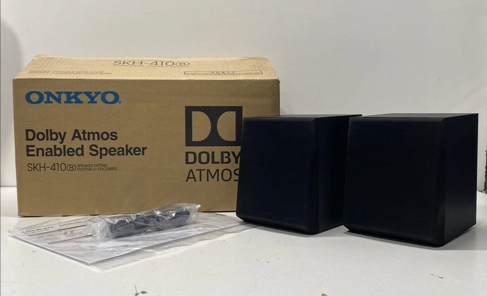 Onkyo Black Dolby Atmos Enabled SKH-410 Home Theater Speakers - Image 1 of 4