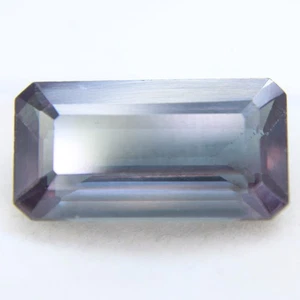 Piedras preciosas sueltas cambio de color alejandrita natural corte esmeralda certificado 11 quilates - Imagen 1 de 4
