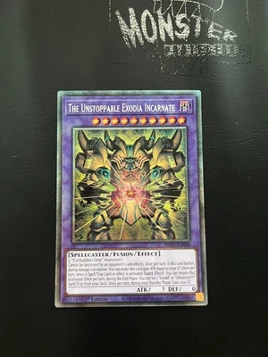 YUGIOH THE UNSTOPPABLE EXODIA INCARNATE STARLIGHT RARE MP25-EN008 1ST EDITION - Image 1 of 2