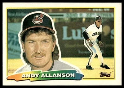 1988 Topps Big Andy Allanson Cleveland Indians #231 - Image 1 of 2
