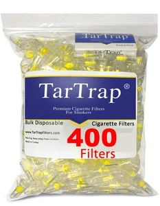 Disposable Cigarette Filters - Bulk Economy Pack (400 Filters) - Picture 1 of 3