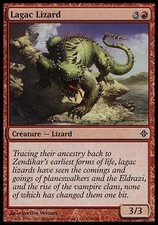 4x Lagac Lizard Rise of the Eldrazi MtG Magic Red Common 4 x4 Card Cards