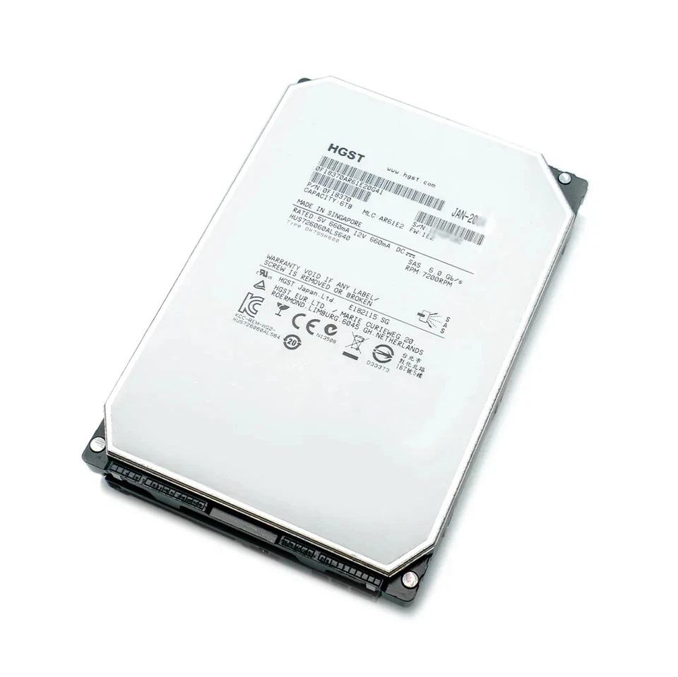 HGST HUS726060ALS640 3.5" 6TB SAS 7200RPM 6Gbps Hard Drive - Image 1 of 1