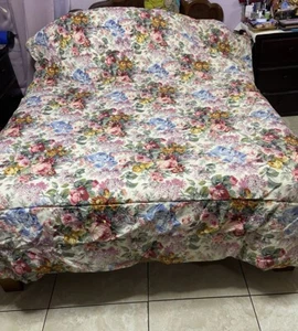 Vintage Ralph Lauren Allison Custom Size Comforter Floral Country Cottage *Read* - Picture 1 of 6