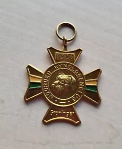 Vintage 1957 Groningen Kynology Club Noorder Kynologen Hund Medaille Anhänger - Bild 1 von 1