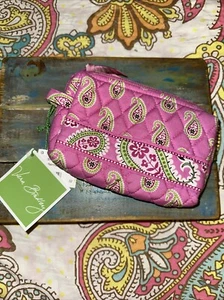 Bolso de Cosméticos Vera Bradley Forrado Bermuda Rosa Nuevo con Etiquetas - Imagen 1 de 6