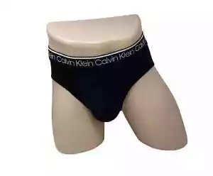 Calvin Klein Slip Fianchi Cotone Elasticizzato Confezione da 3 NERO/GRIGIO - Foto 1 di 5