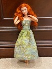 Ooak Handmade Clothes_Barbie doll Made To Move Standard_Long Dress Outfit Custom