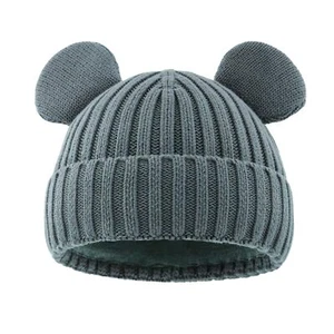 Toddler Boy Winter Beanie Baby Knit Hat Warm Girl Beanies Newborn Cute Hats f... - Picture 1 of 6