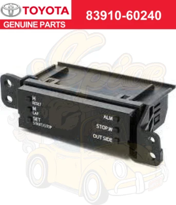 Toyota Land Cruiser 70 Series Multi Function Clock 83910-60241 OEM Japan Genuine - Image 1 of 4