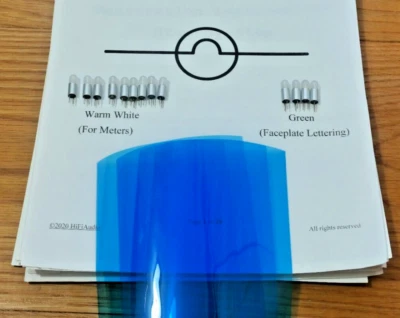 McIntosh MC602 TITANIO Medidor Lámpara LED Bombilla Filtro Actualización LED Kit Foto 1 de 4