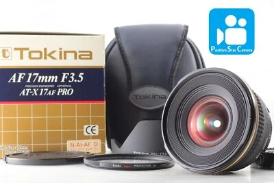 🎦VIDEO👀✨MINT✨ Tokina AT-X PRO 17mm F3.5 Aspherical MF/AF For Nikon From JAPAN - Image 1 of 4