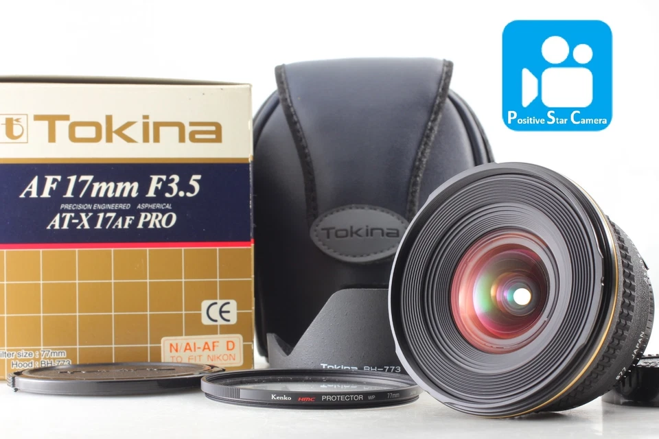 🎦VIDEO👀✨MINT✨ Tokina AT-X PRO 17mm F3.5 Aspherical MF/AF For Nikon From JAPAN - Image 1 of 4