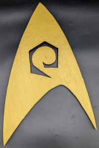 Handmade Wood Star Trek Engineering Wall Decor - 17" (prototype) - Picture 1 of 8