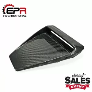 Carbon Fiber CS Style Front Hood Scoop Vent Kits For Mitsubishi Evolution EVO 10 - Foto 1 di 9