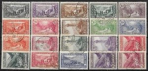 ANDORRE : PAYSAGES DE LA PRINCIPAUTE N° 24/41 OBLITERES - COTE 364 € - Picture 1 of 1