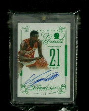 Dominique Wilkins 2012-13 Flawless FRANCHISE GREATS EMERALD Auto #1/5! 1/1? SSP