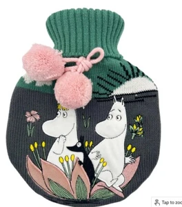 Moomin hot water bottle, lotus design by house of disaster - Picture 1 of 3