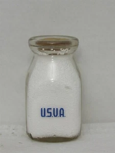 Botella de leche SSPHP USVA Administración de Veteranos de los Estados Unidos 1949 UBICACIÓN??? - Imagen 1 de 2