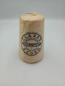 Vintage NOS Coats And Clark 3 Cord Sewing Thread Cone 6000 Yards Coppertone  - Picture 1 of 13