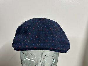 Kangol Flexifit Plaid 504 Ivy Flat 6 Panel Cap Driving Hat NWT L