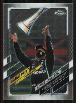 2021 Topps Chrome Formula 1 #148 Lewis Hamilton/Grand Prix Winners - Image 1 of 2