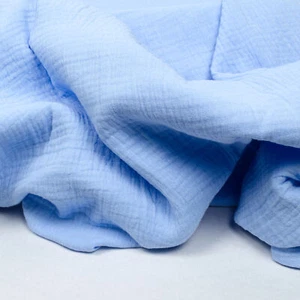 Cotton Fabric (Dyed Sky Blue) 130 GSM 1.4m wide (cut to qty of meters ordered) - Bild 1 von 2