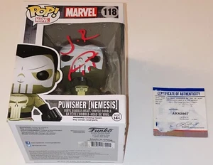 JON BERNTHAL FIRMATO AUTOGRAFO PUNISHER NEMESIS FUNKO POP PSA/DNA COA + SCHIZZO! - Foto 1 di 2