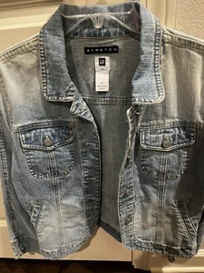 Vintage GAP denim stretch jacket Women's size Small-Ships fast🔥🔥🔥 - Picture 1 of 4