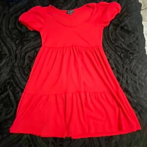 dresses for women, Trixxi Clothing Company, Red babydoll dress, summer dress