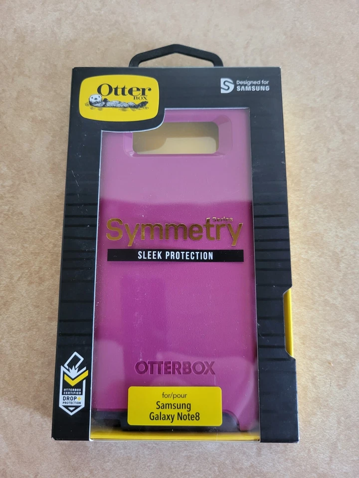 Nueva Funda Bumper OTTERBOX Serie Symmetry para Samsung Galaxy Note8 - Magenta Foto 1 de 2
