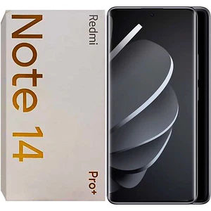Xiaomi Redmi Note 14 Pro+ 5G Midnight Black 256GB + 8GB Dual-SIM Unlocked NEW - Afbeelding 1 van 5