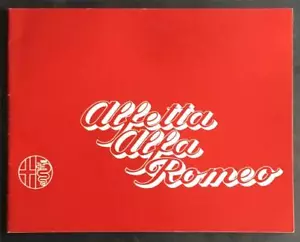 ALFA ROMEO ALFETTA Car Sales Brochure MAR 1974 #743C205R - Picture 1 of 5