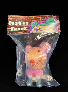 Piccolo Mostro Bowking Mouse TTF Designer Limitato Raro Rosa Ratto Sofubi Giocattolo - Foto 1 di 2