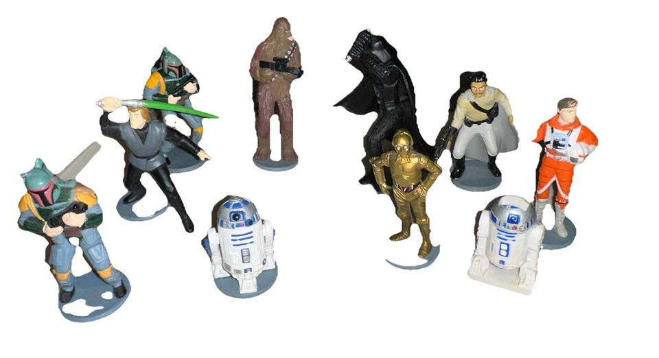 Lot of 10 Star Wars Vintage Applause 3" Solid PVC Figures 1996 - Image 1 of 4