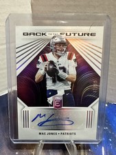 2022 Panini Donruss Elite Mac Jones Back to the Future Auto #BFS-MJ #d/99