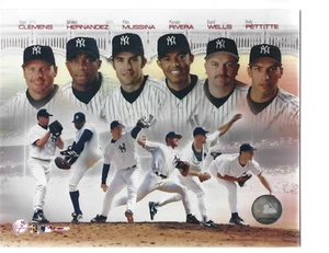 Yankee Pitchers Clemens ~ Pettite ~ Mussina ~ New York Yankees 8" x 10" Photo - Picture 1 of 3
