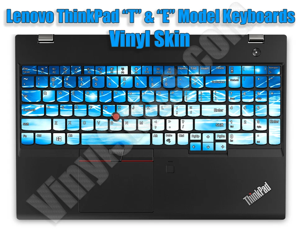 Choose Any Vinyl Skin / Decal Design for the Lenovo ThinkPad Laptop Keyboards - Image 1 of 4