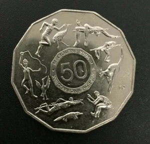 Circulated Australian 50c Fifty cent coin💰2005💰MELBOURNE COMMONWEALTH GAMES💰 - Picture 1 of 2