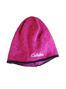 Cabelas Beanie Women's Hot Pink Fleece Lightweight Hat One size--EUC!! - Picture 1 of 1