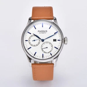 Orologio da polso uomo universale 42,5 mm Parnis Power Reserve movimento automatico  - Foto 1 di 38